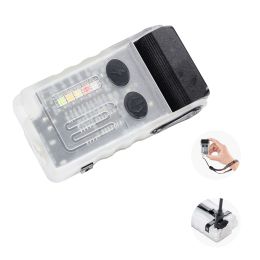 Rechargeable Keychain Flashlight, Mini LED Flashlight with 13 Lighting Modes, Portable Pocket Flashlight with Clip